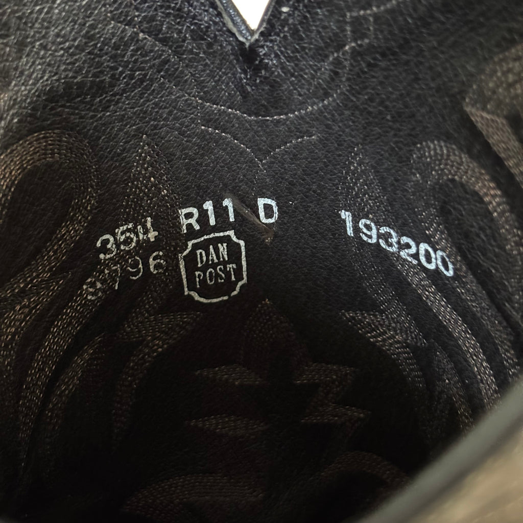 “Secret Garden” Vintage Lizardskin Cowboy Boots 11