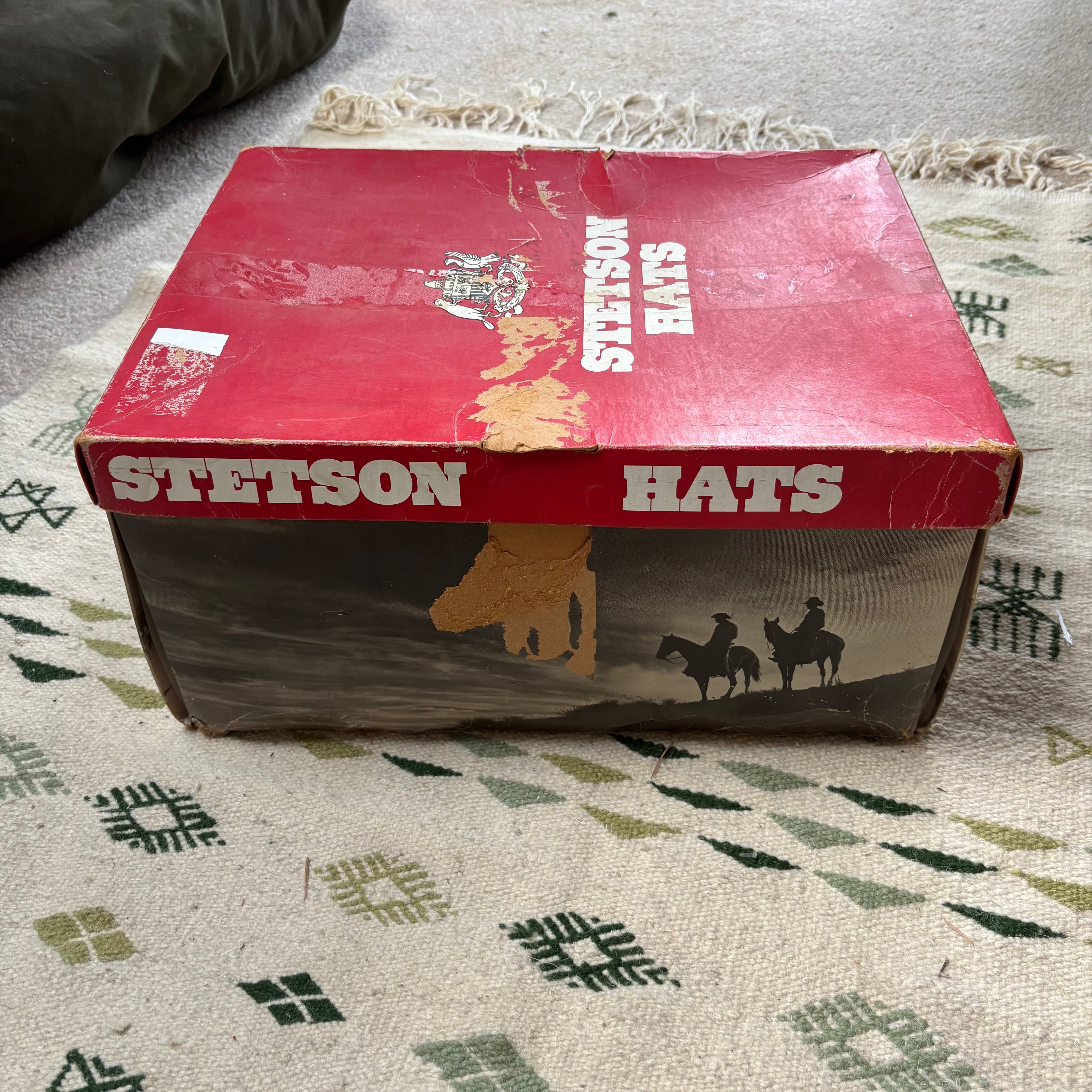 Vintage 60s Stetson Cowboy Hat Sz 7 3/8”