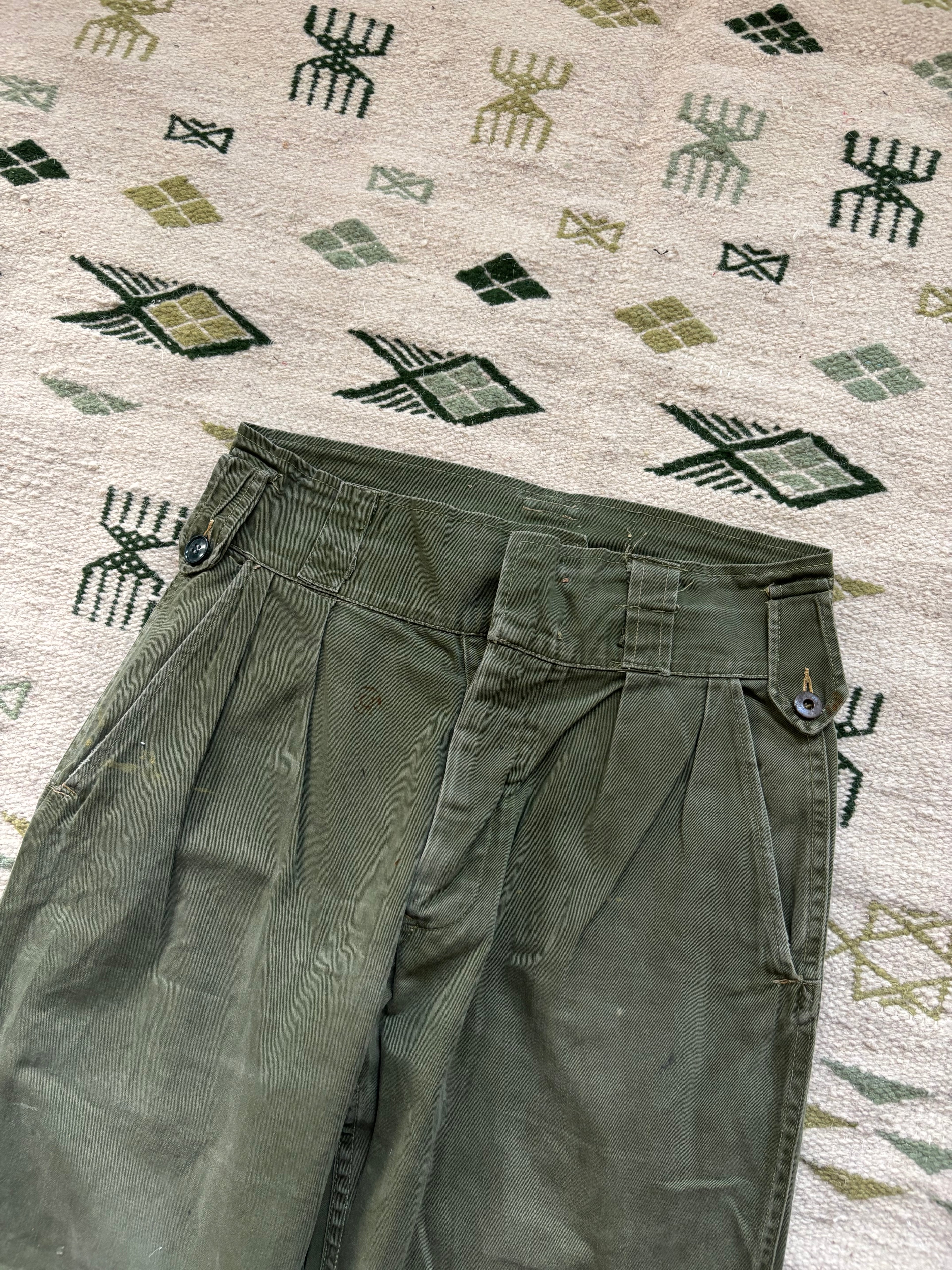 “Living Proof” 1950s European Military Pants 30x27