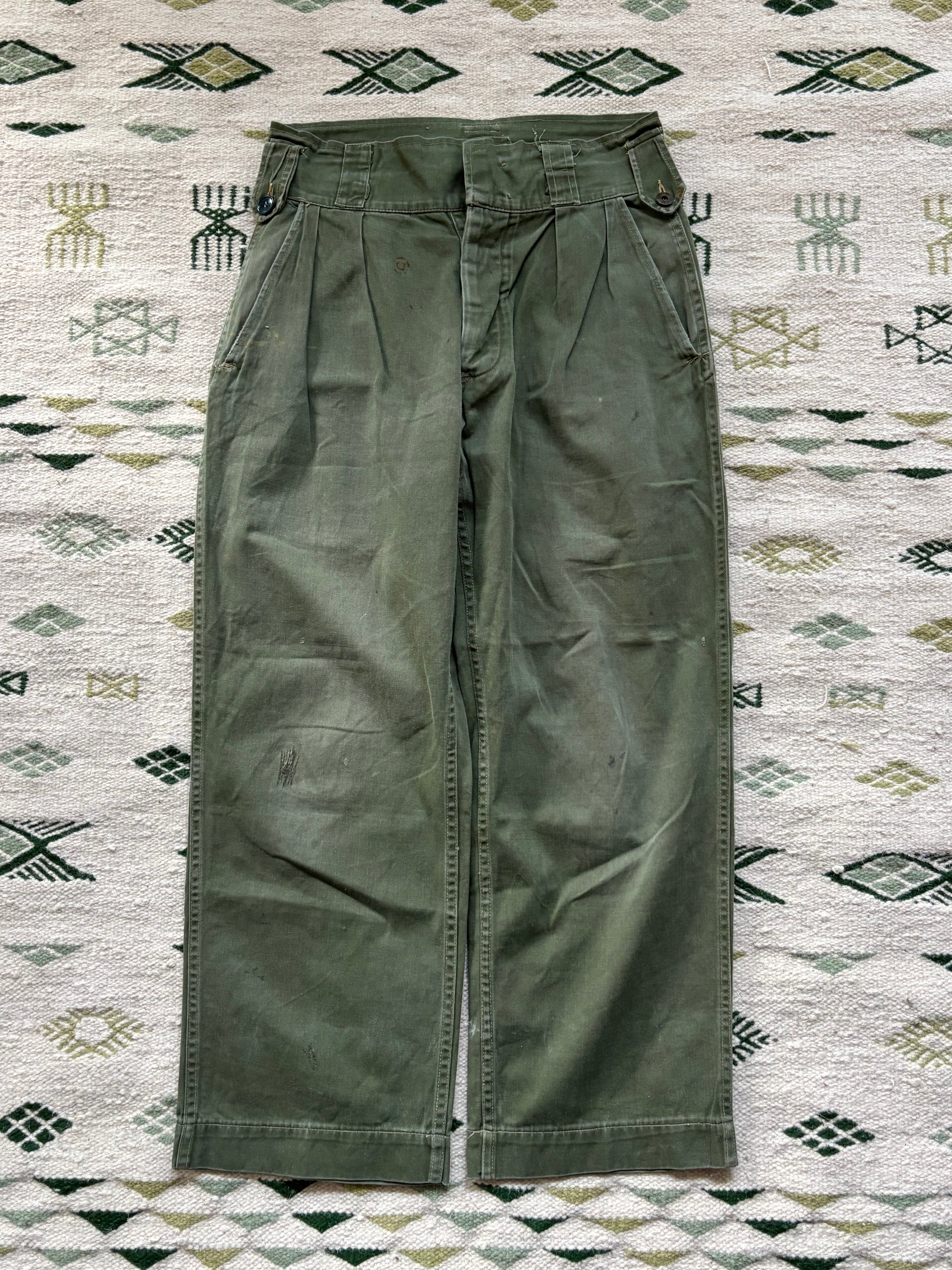 “Living Proof” 1950s European Military Pants 30x27