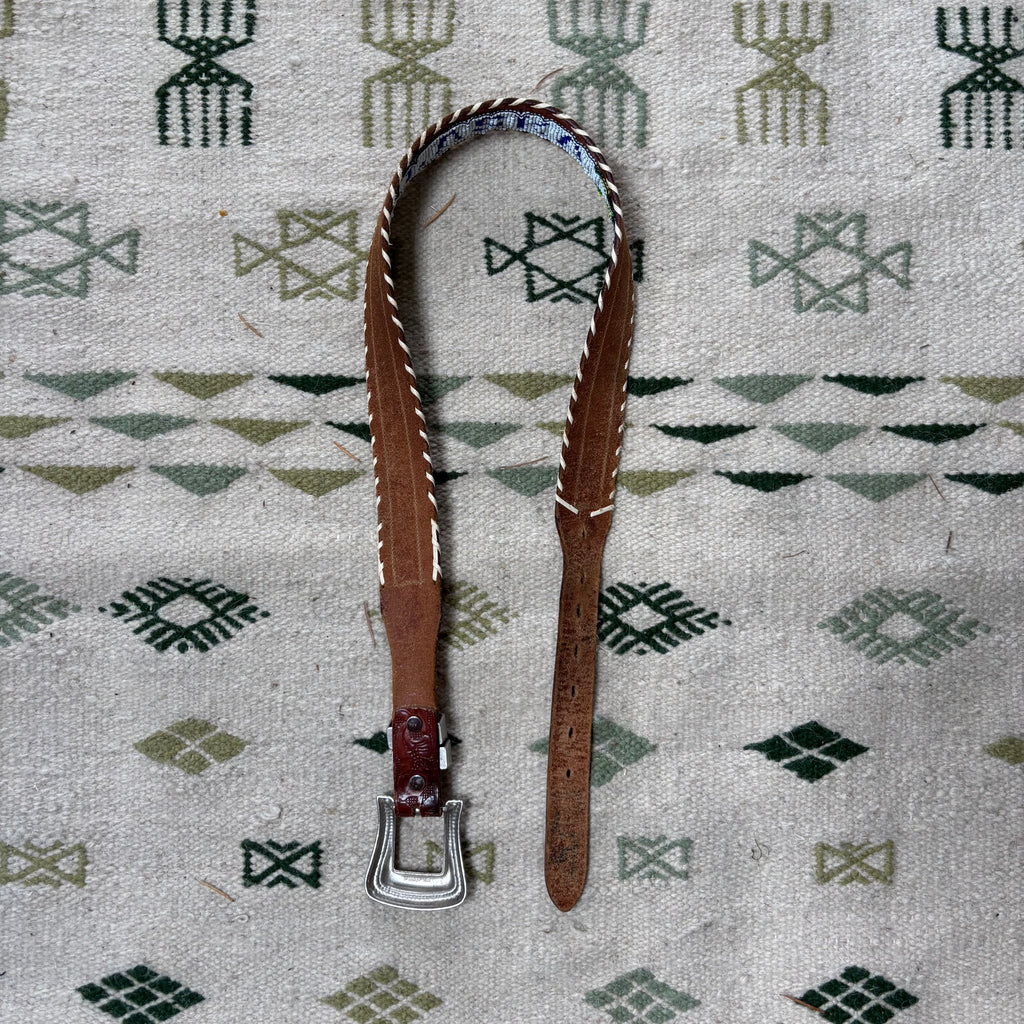 Vintage 50s Native Made Souvenir Belt 28-32