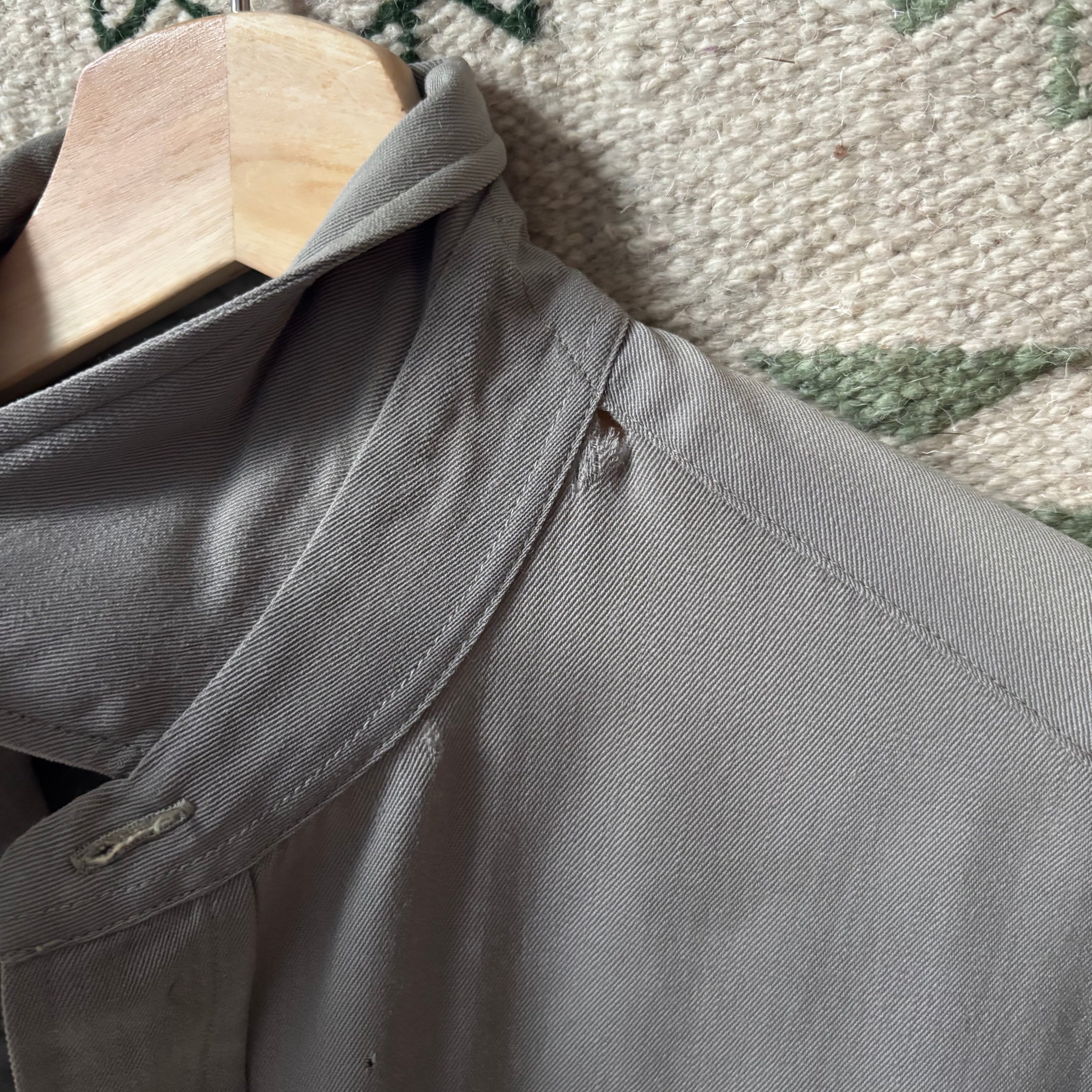 Vintage 50s Pendleton Gabardine Western Shirt Sz M