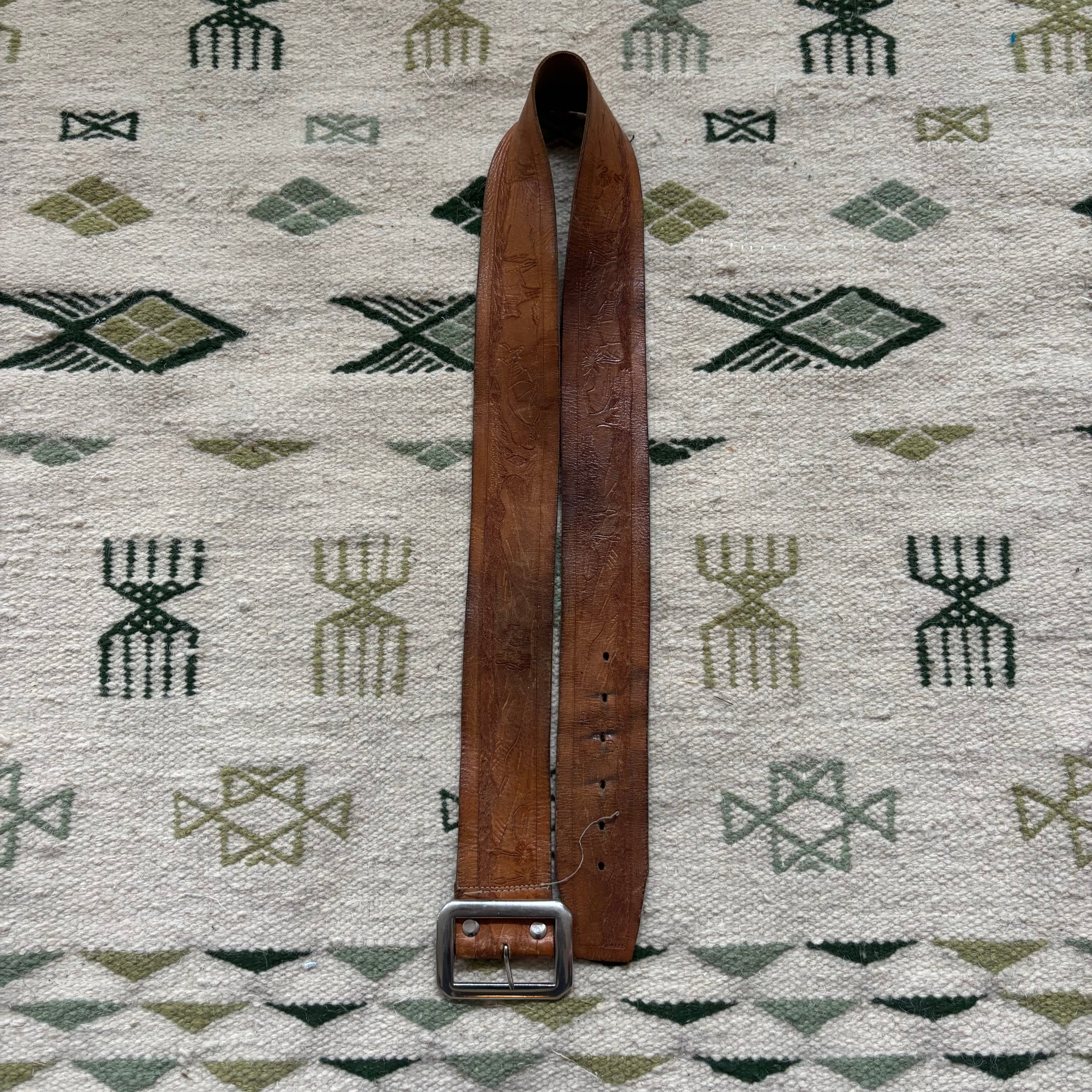 “Thunder Road” 1950s Leather Belt