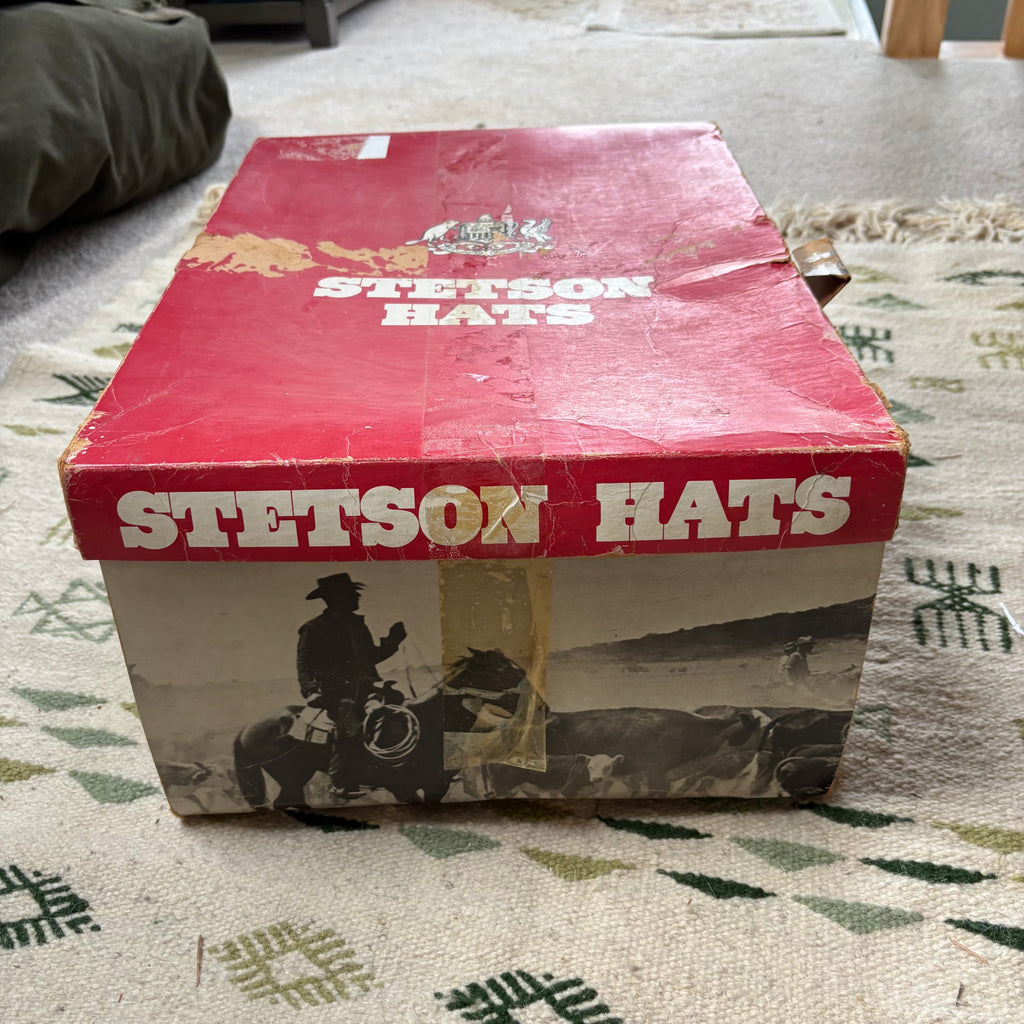 Vintage 60s Stetson Cowboy Hat Sz 7 3/8”