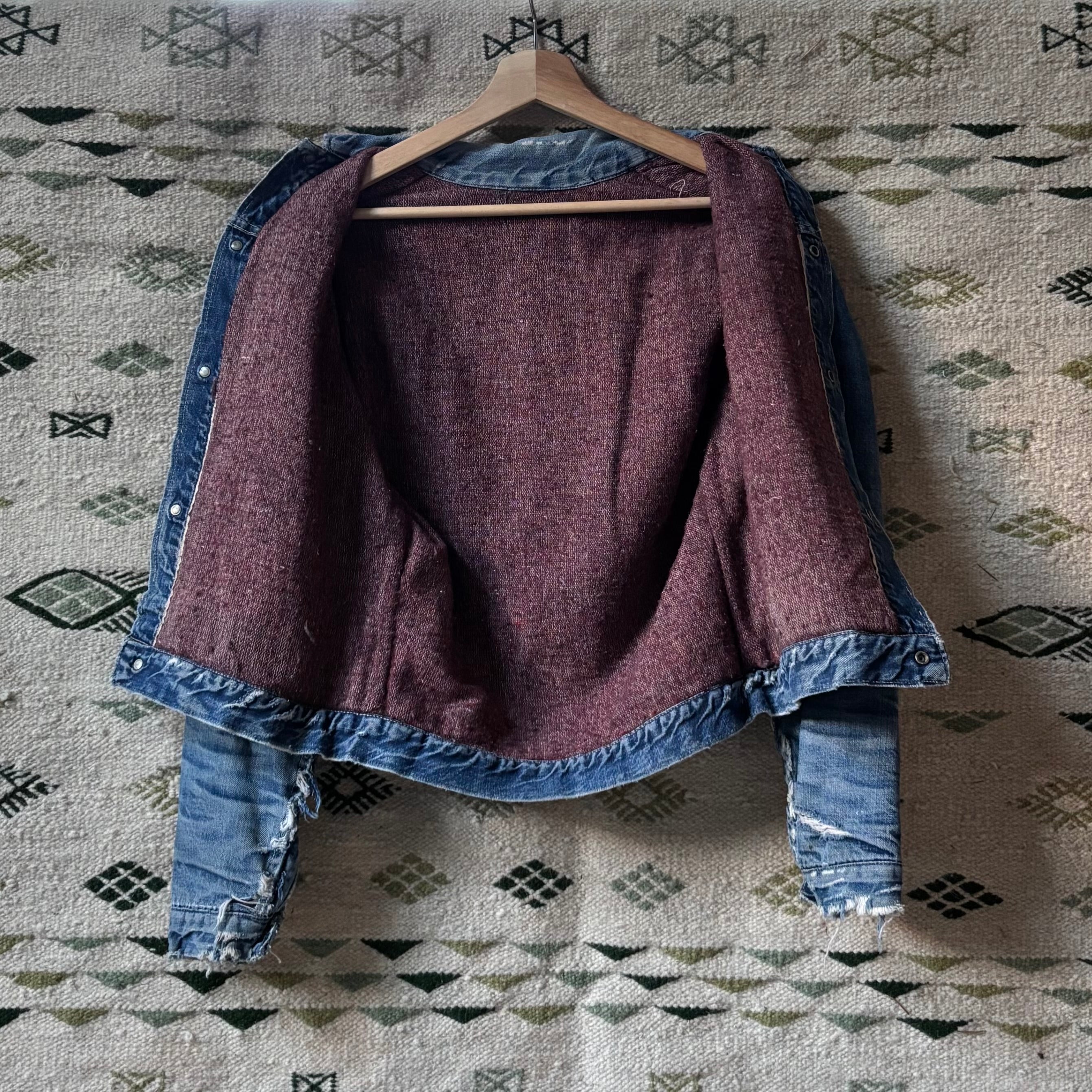 Vintage 60s Ranchcraft Selvedge Type 2 Denim Jacket Sz S