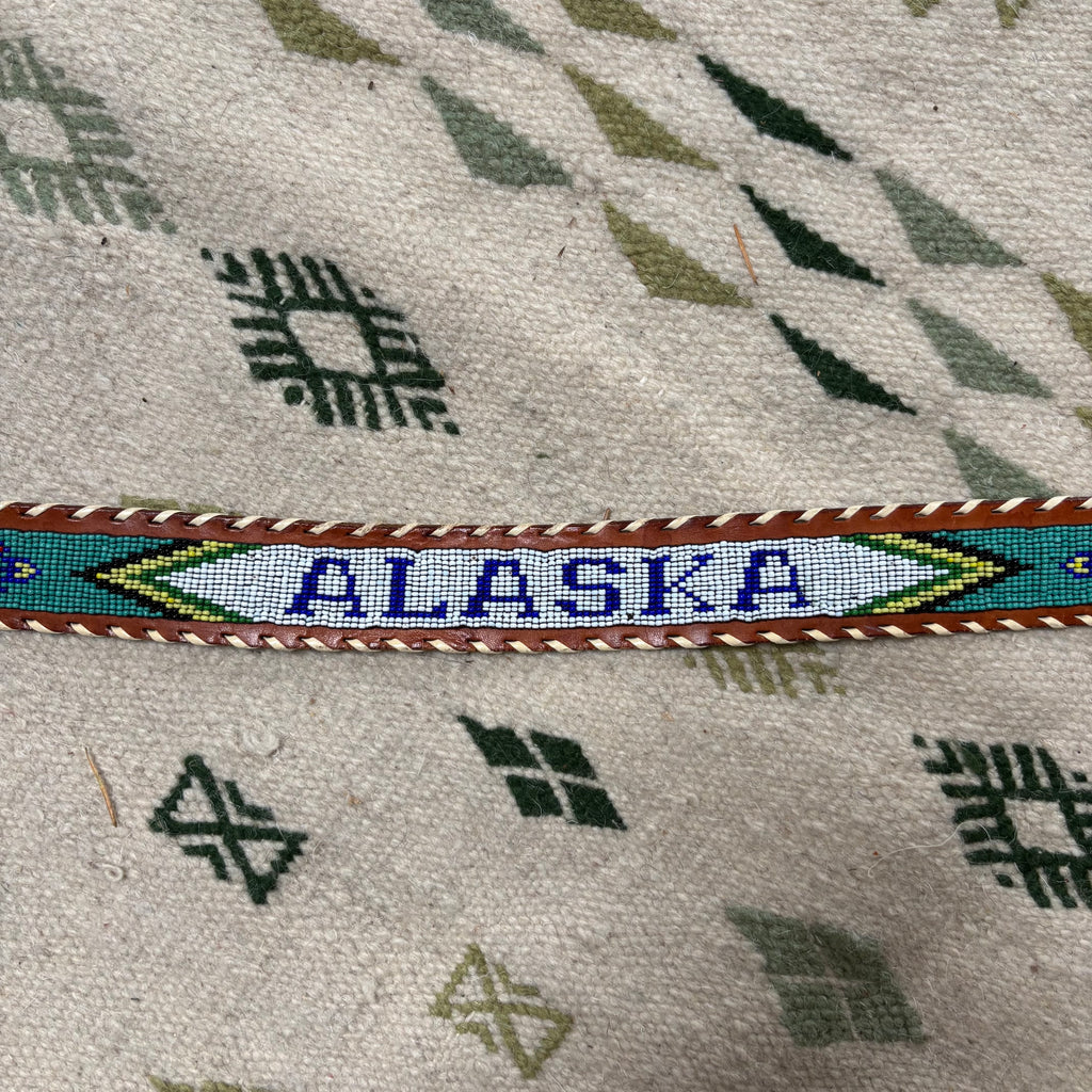 Vintage 50s Native Made Souvenir Belt 28-32