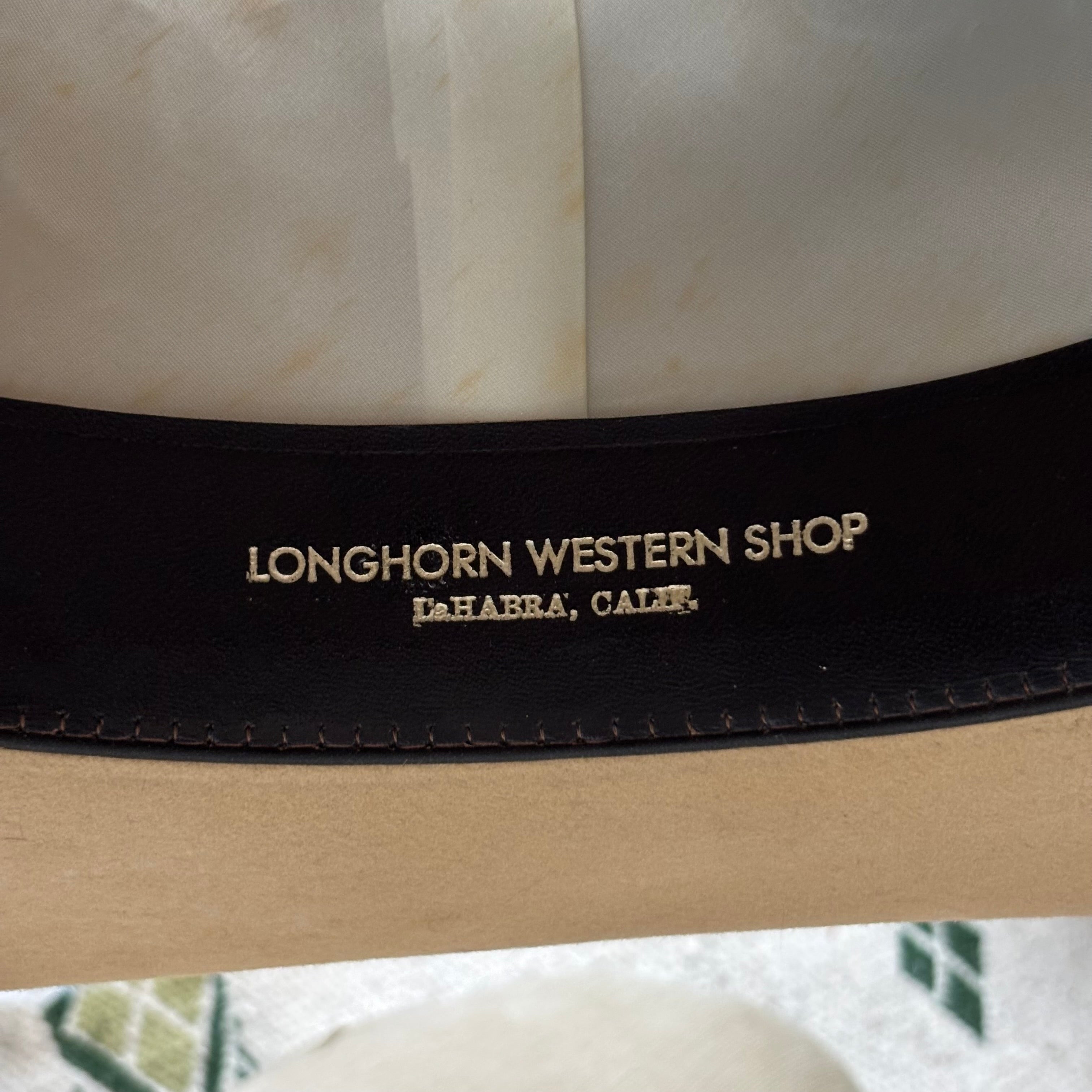 Vintage 60s Stetson Cowboy Hat Sz 7 3/8”