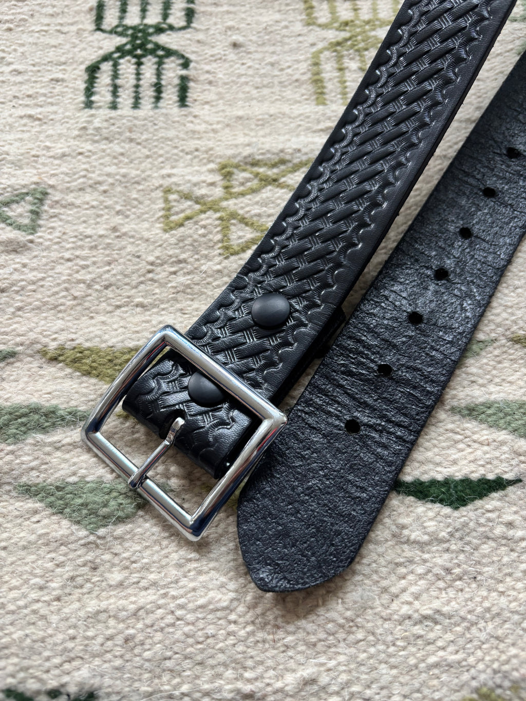 “The Rising” Leather Garrison Belt