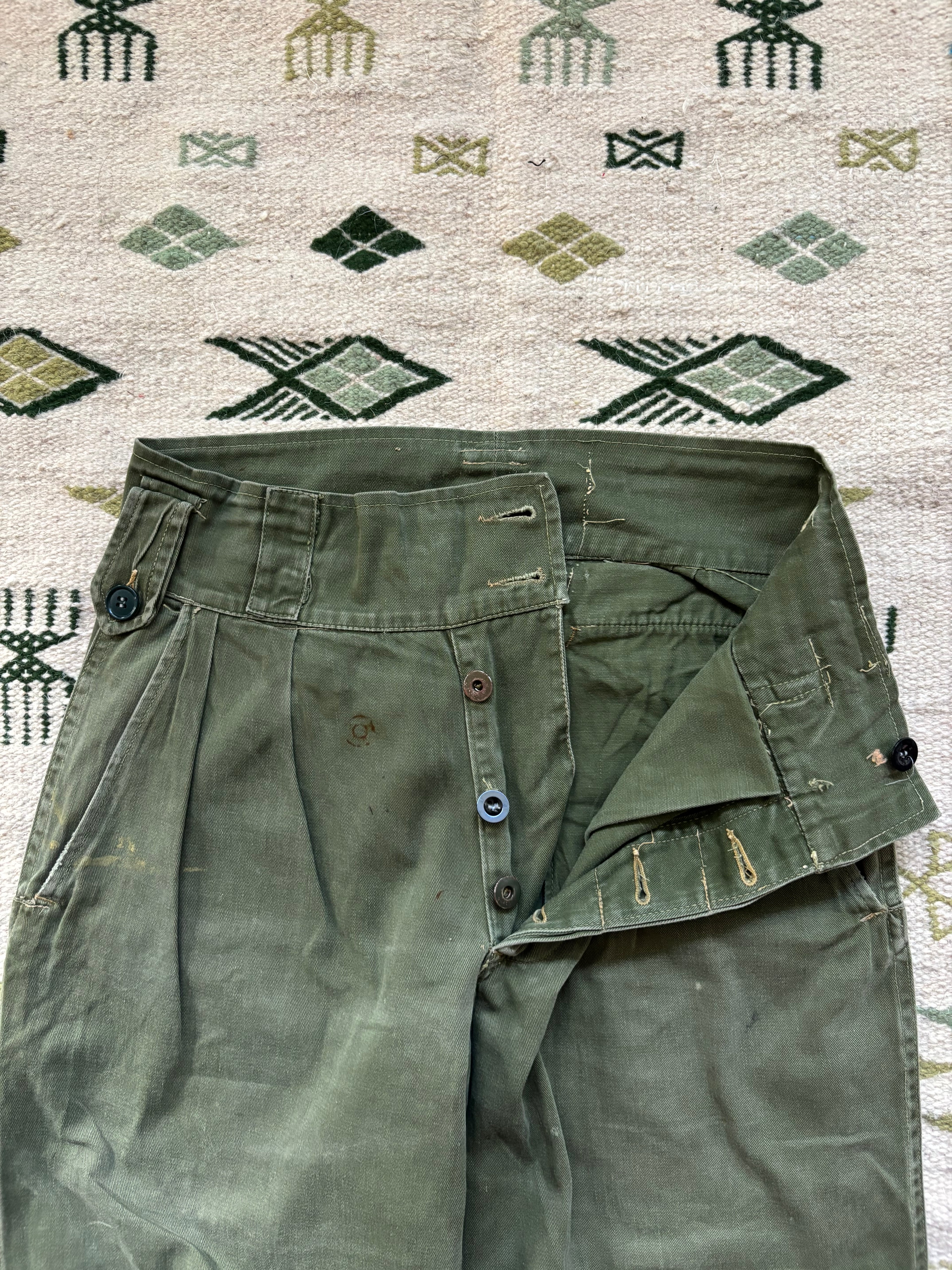 “Living Proof” 1950s European Military Pants 30x27