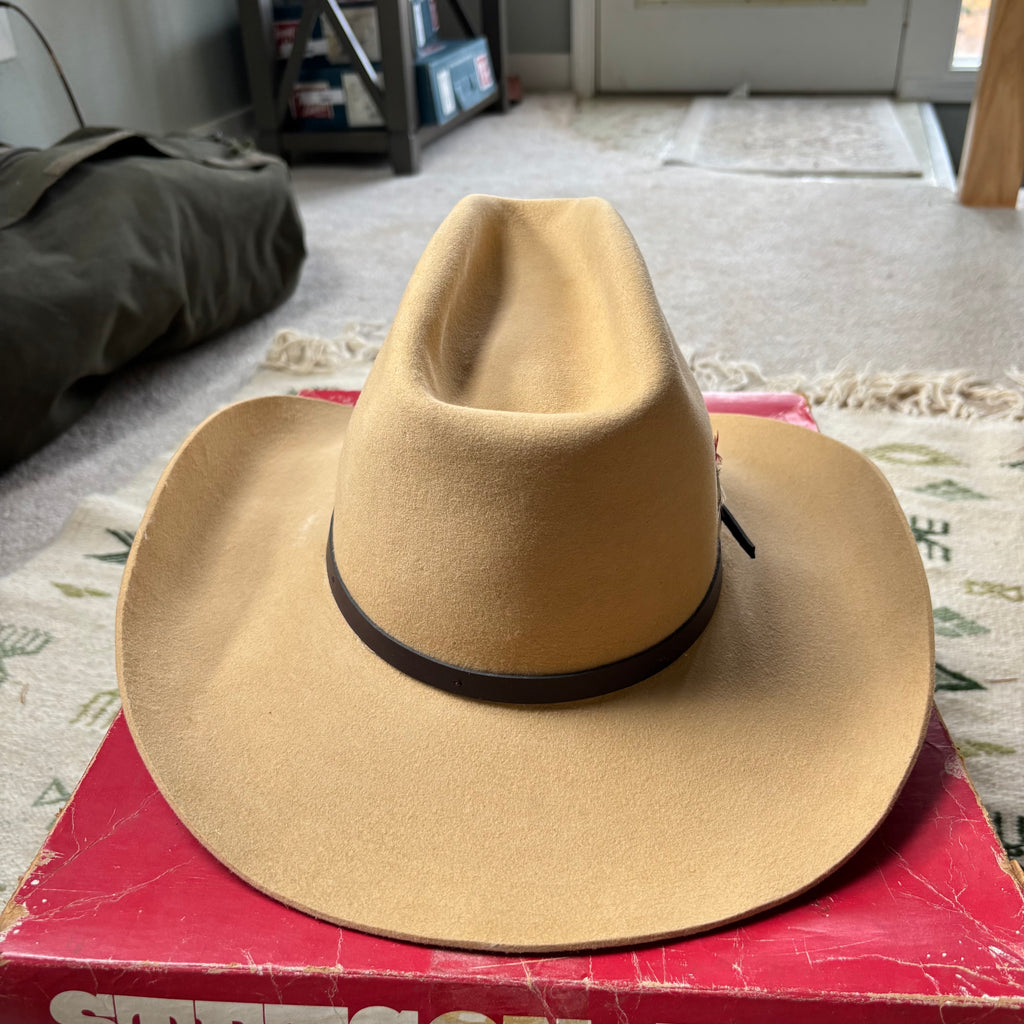 Vintage 60s Stetson Cowboy Hat Sz 7 3/8”