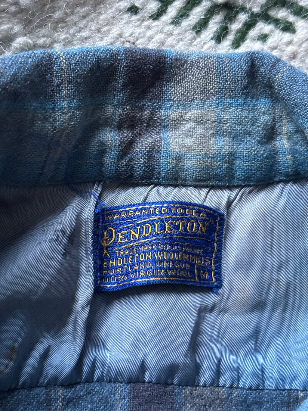 “Hungry Heart” 1950s Pendleton Shirt Medium