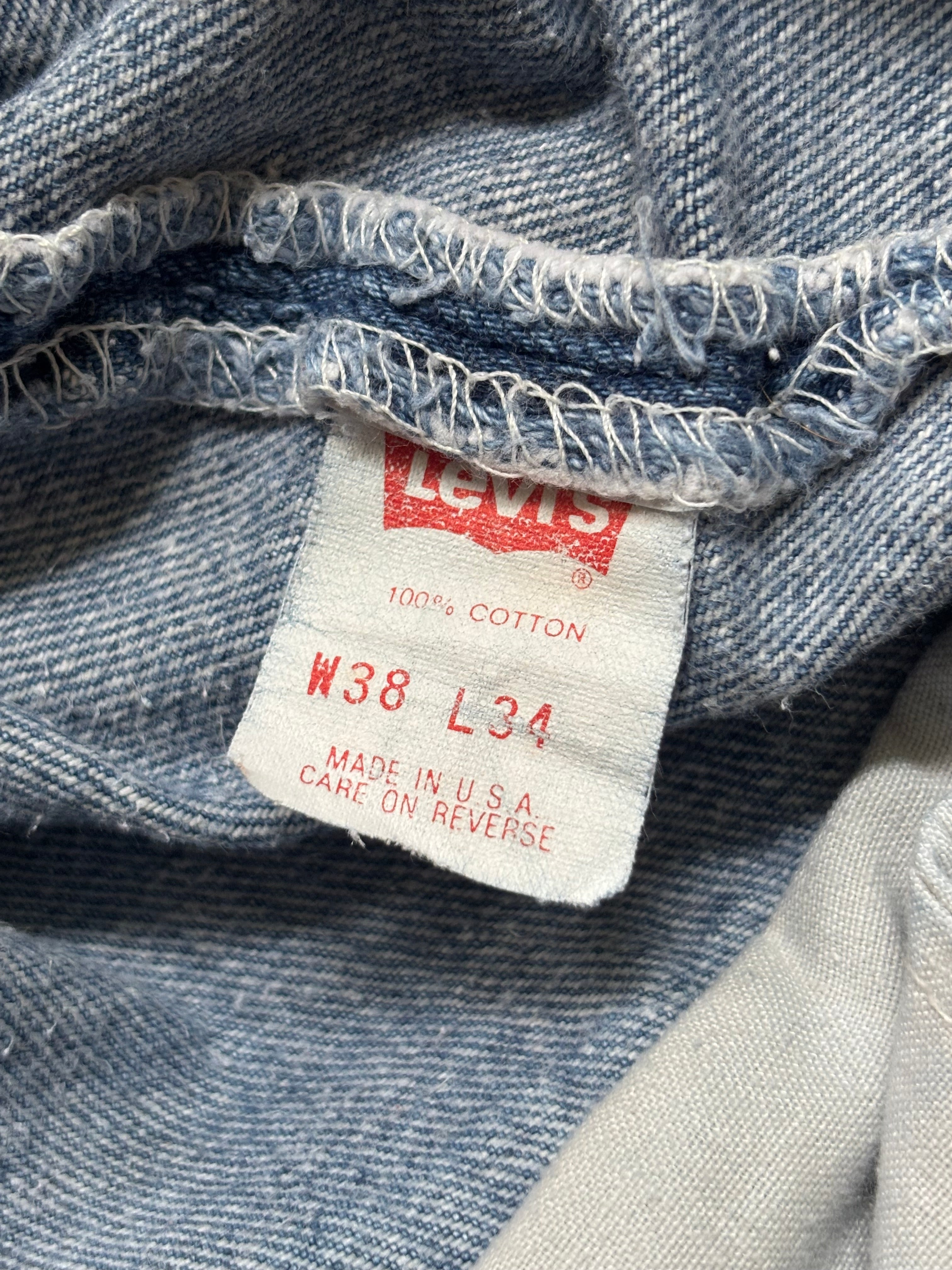 “Born In The USA” Vintage Levi’s 501 34x30