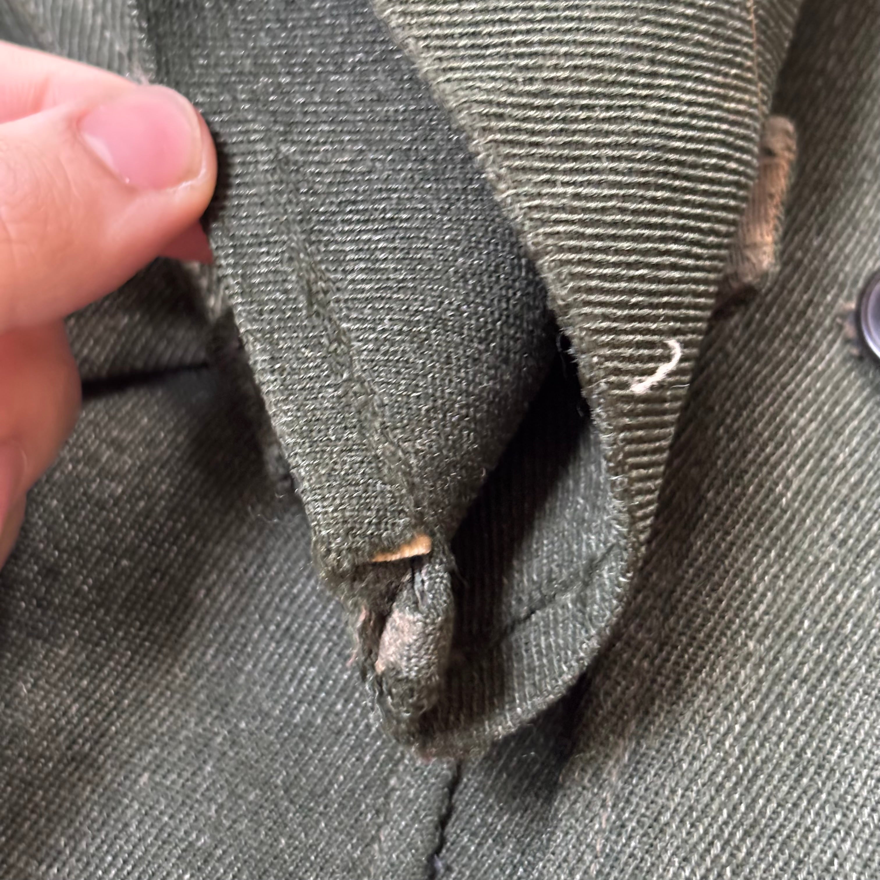 Vintage 40s Wool Whipcord Hercules Cruiser Jacket Sz L