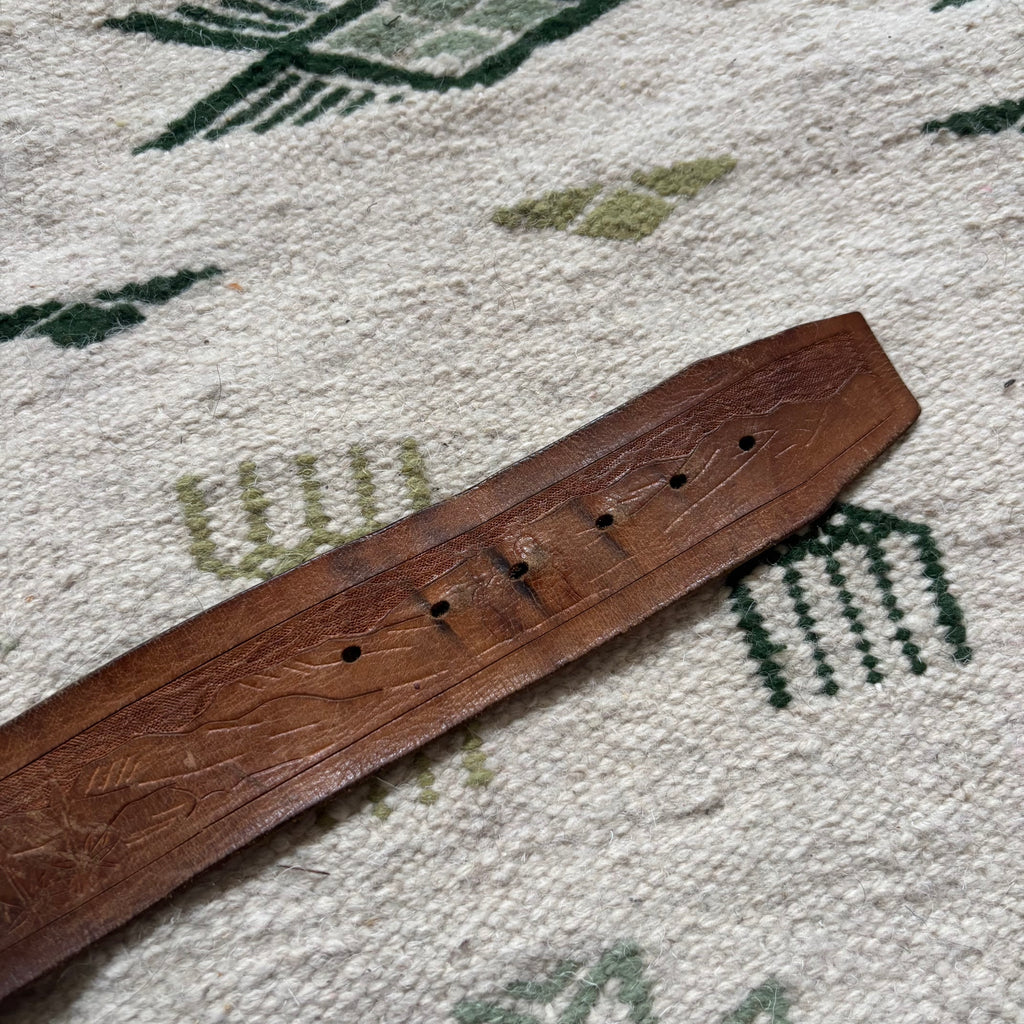 “Thunder Road” 1950s Leather Belt