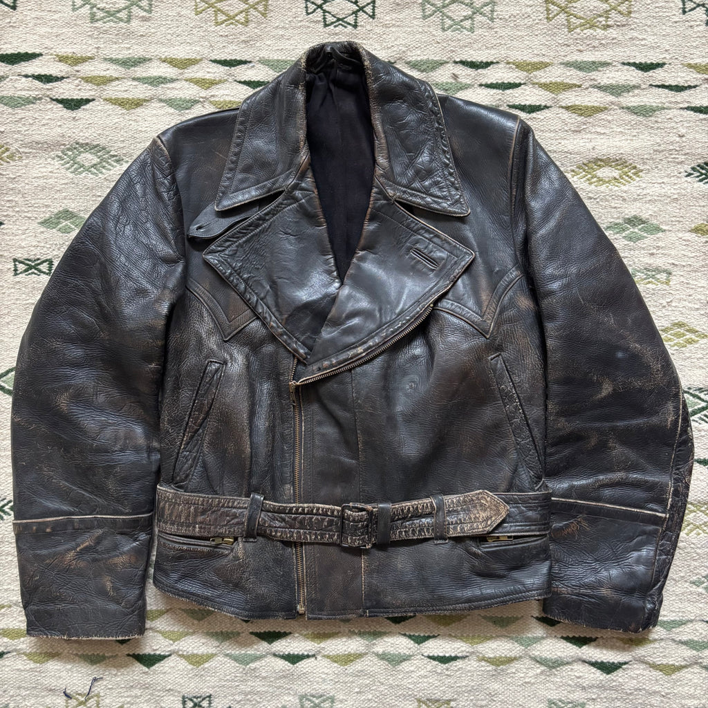 “Ghosts” 1950s Dutch Moto Jacket Medium