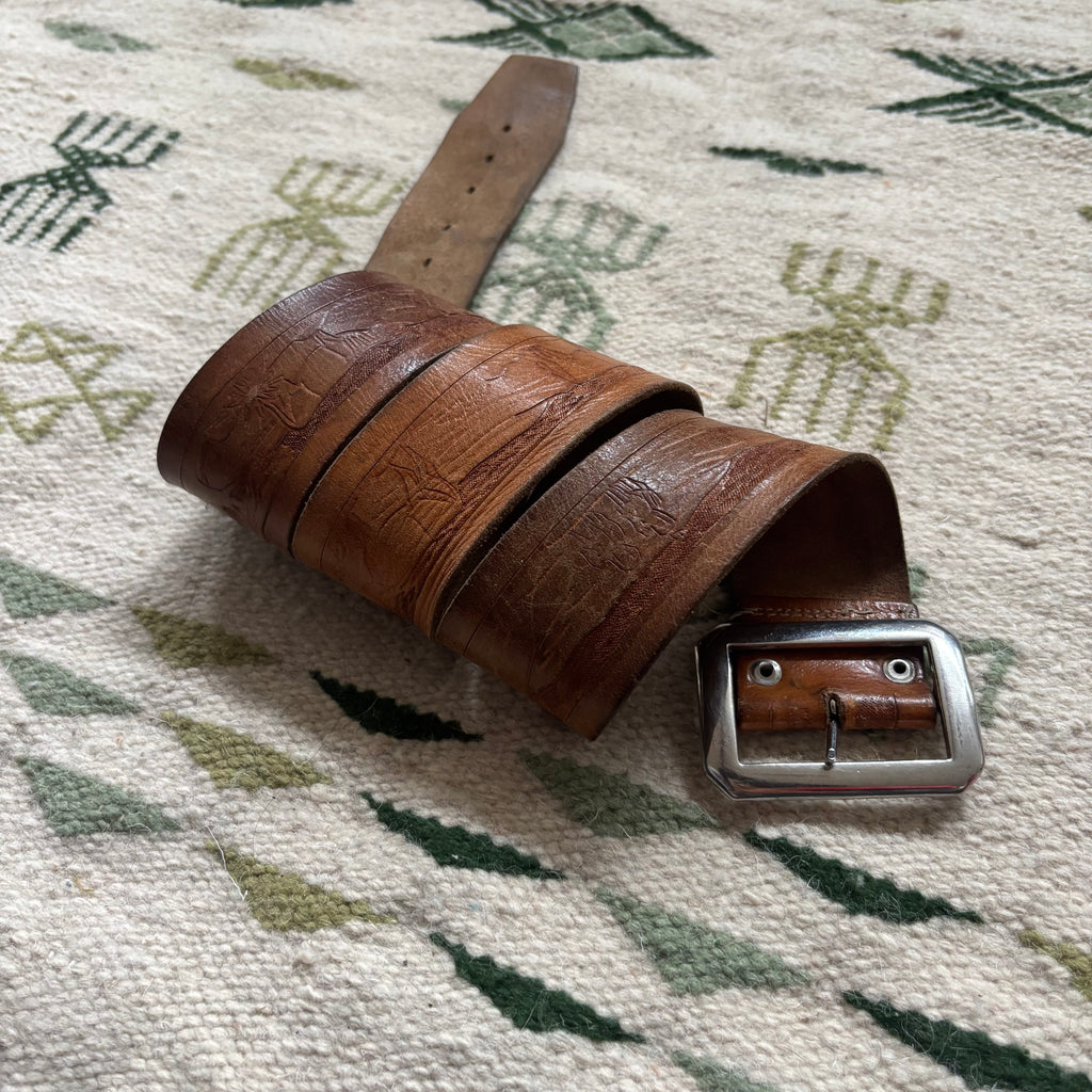 “Thunder Road” 1950s Leather Belt